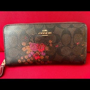 Limited Edition Floral Coach Wallet